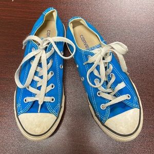 Converse Teal Sneakers Size Youth 2